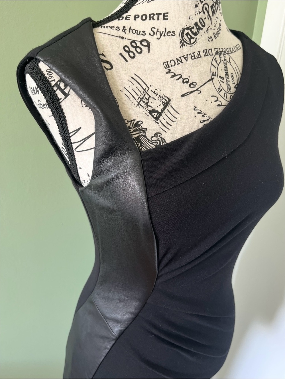 Gorgeous Danier "Betty" fabric and leather dress